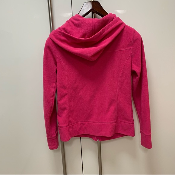 Pink Tek Gear Fleece Hoodie with pockets - Picture 3 of 4